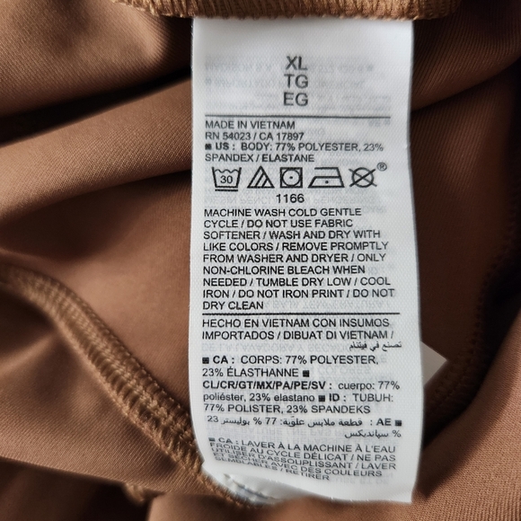 Old Navy High-Waisted PowerSoft Trouser Pants Women's Size Xlarge Warm Taupe - Picture 10 of 10